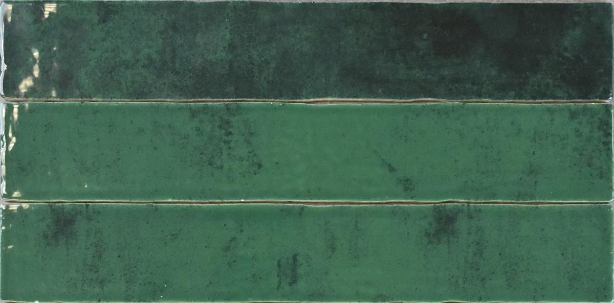 Zellige Emerald Green Glossy 2.5x16 Ceramic Tile — Solidshape