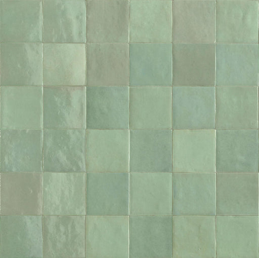 Zellige Turchese Glossy 4x4 Ceramic  Tile