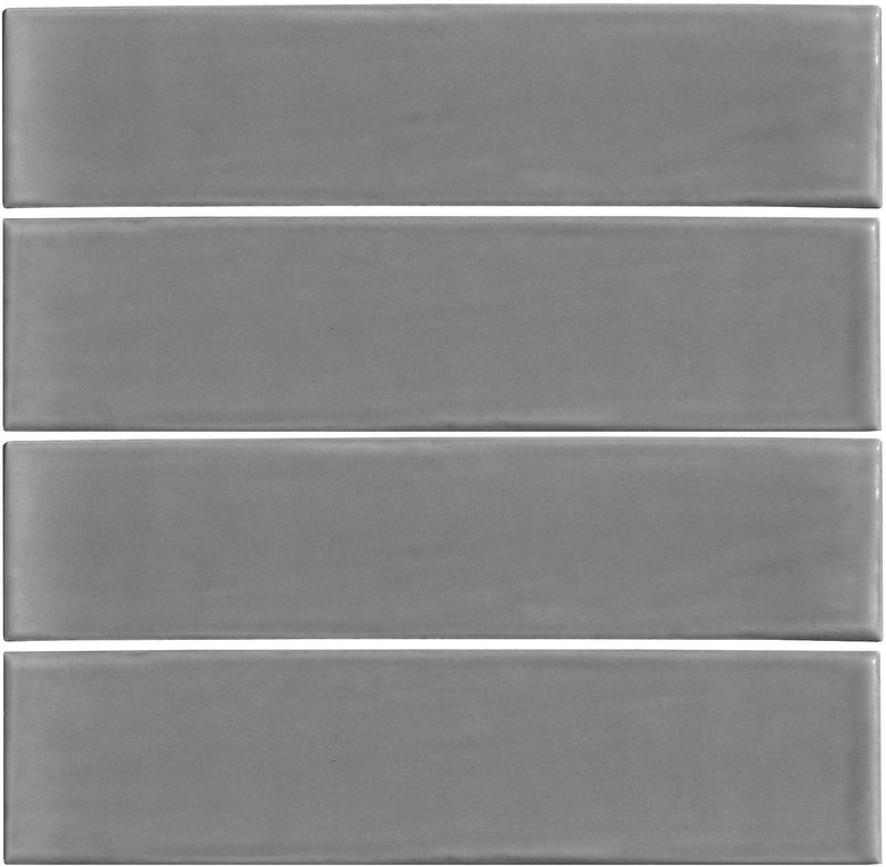 Zen Concrete Glossy 3x12 Ceramic  Tile