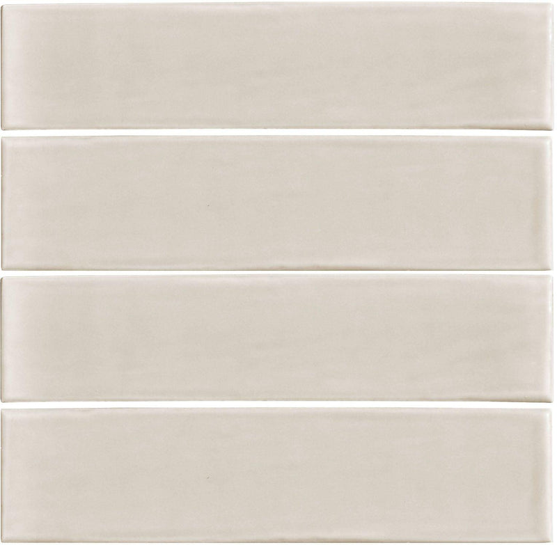 Zen Crème Glossy 3x12 Ceramic  Tile