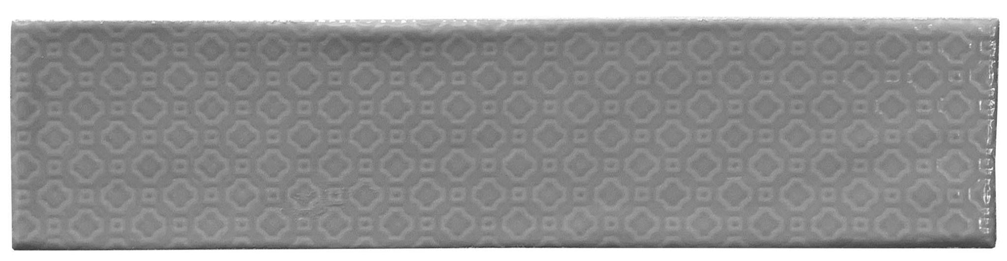 Zen Greige Multi Deco Glossy 3x12 Ceramic  Tile