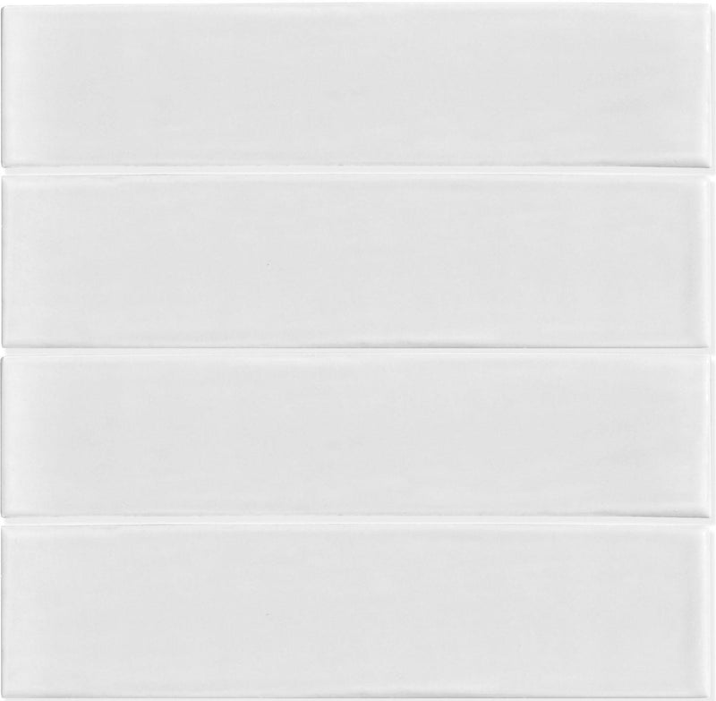 Zen White Glossy 1/2x12 Ceramic Pencil Bullnose