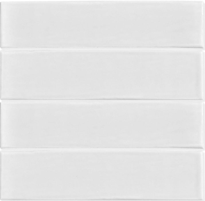 Zen White Glossy 1/2x12 Ceramic Pencil Bullnose