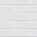 Zen White Glossy 3x12 Ceramic  Tile