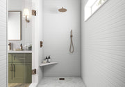 Zen White Matte 16x48 Ceramic  Tile