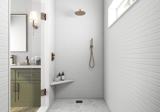 Zen White Matte 16x48 Ceramic  Tile
