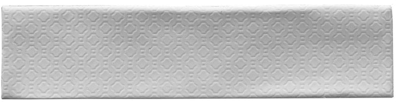 Zen White Multi Deco Glossy 3x12 Ceramic  Tile