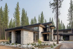 Ledger stone makes a home look complete in the forest or the city.
