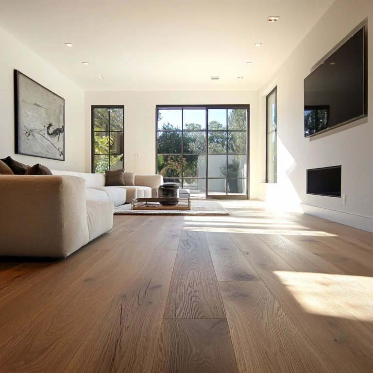 French Oak hardwood – refined rustic style with elegant knots

