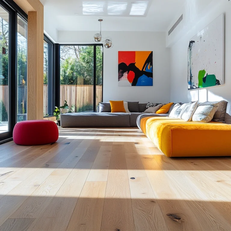 Oak hardwood floors ground a classic dining room, warm heritage grain adding timeless grace beneath traditional wood cabinetry
