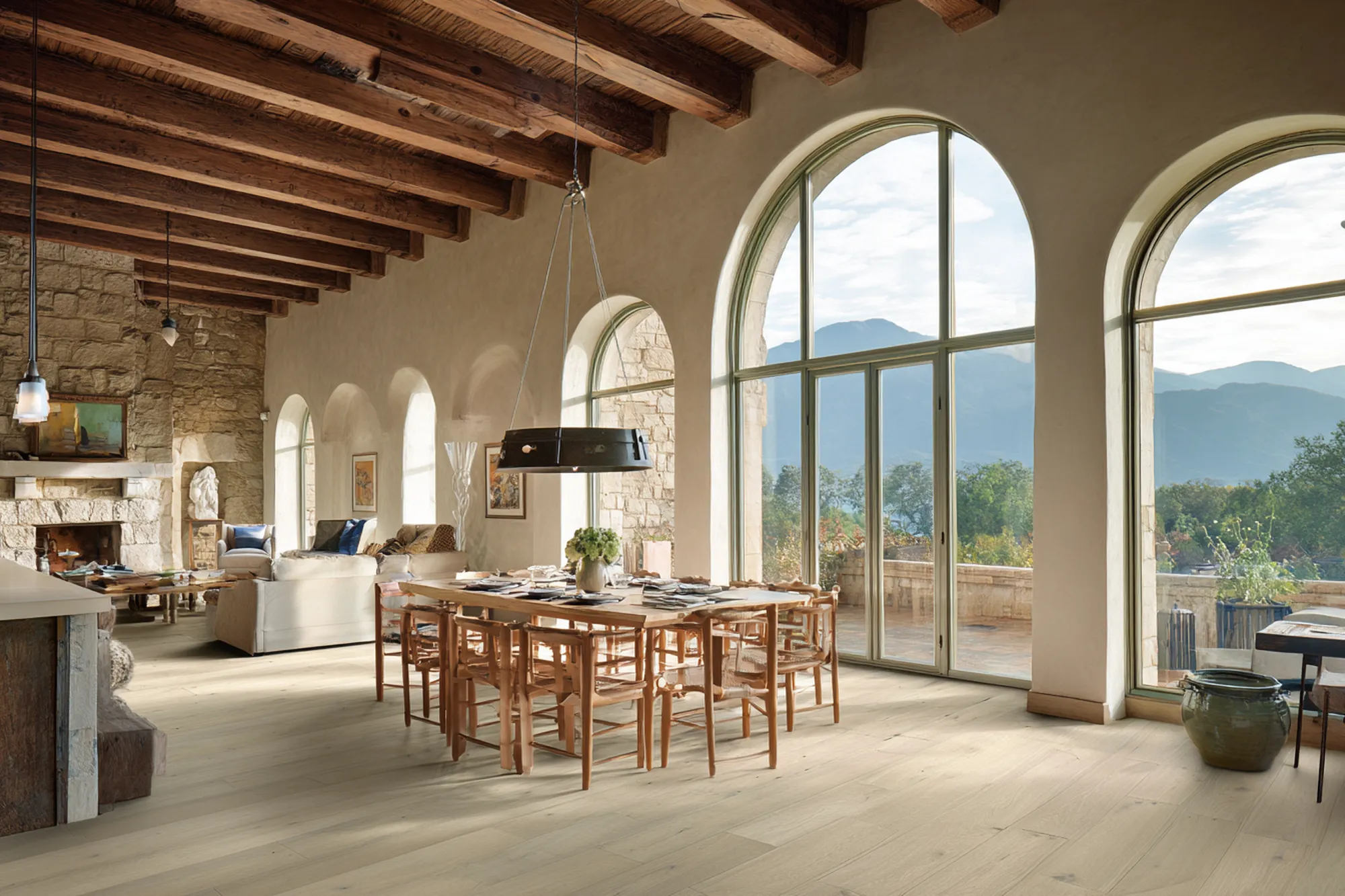 European Oak Engineered Hardwood Flooring is known for its versatility and style