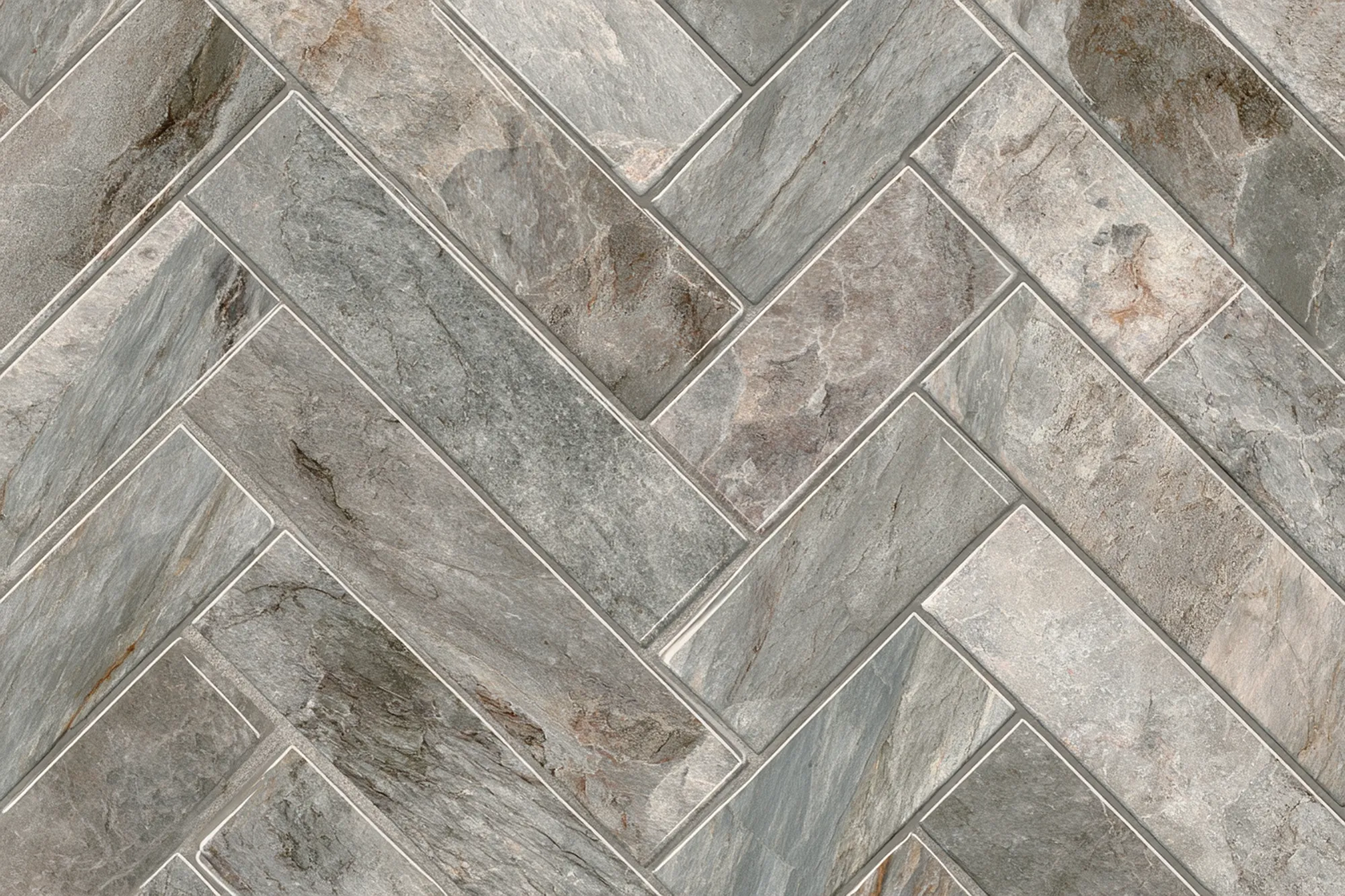 Herringbone Mosaic Tile used in elegant flooring and wall decor