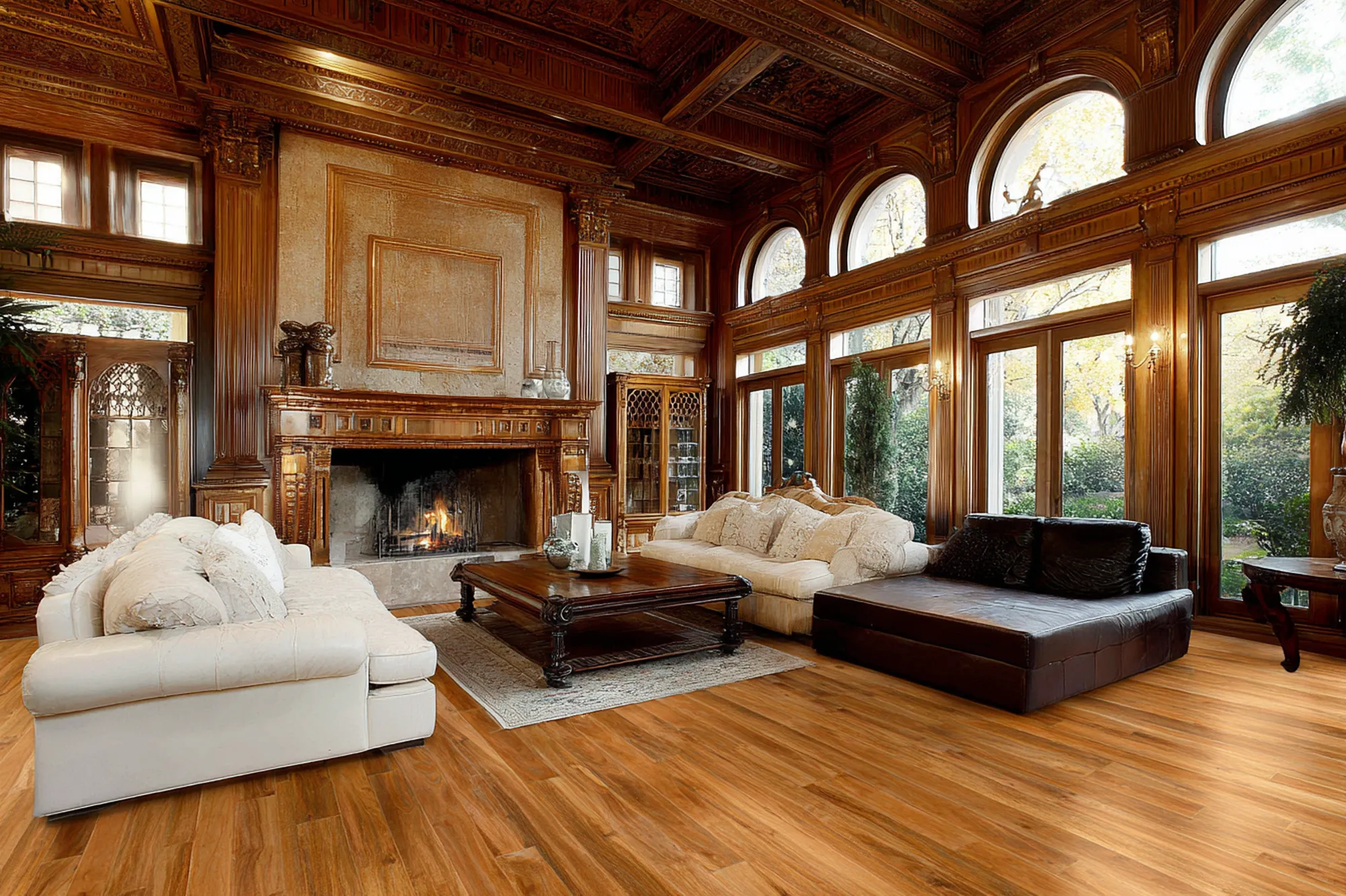 Stylish Acacia flooring featuring stunning patterns and colors