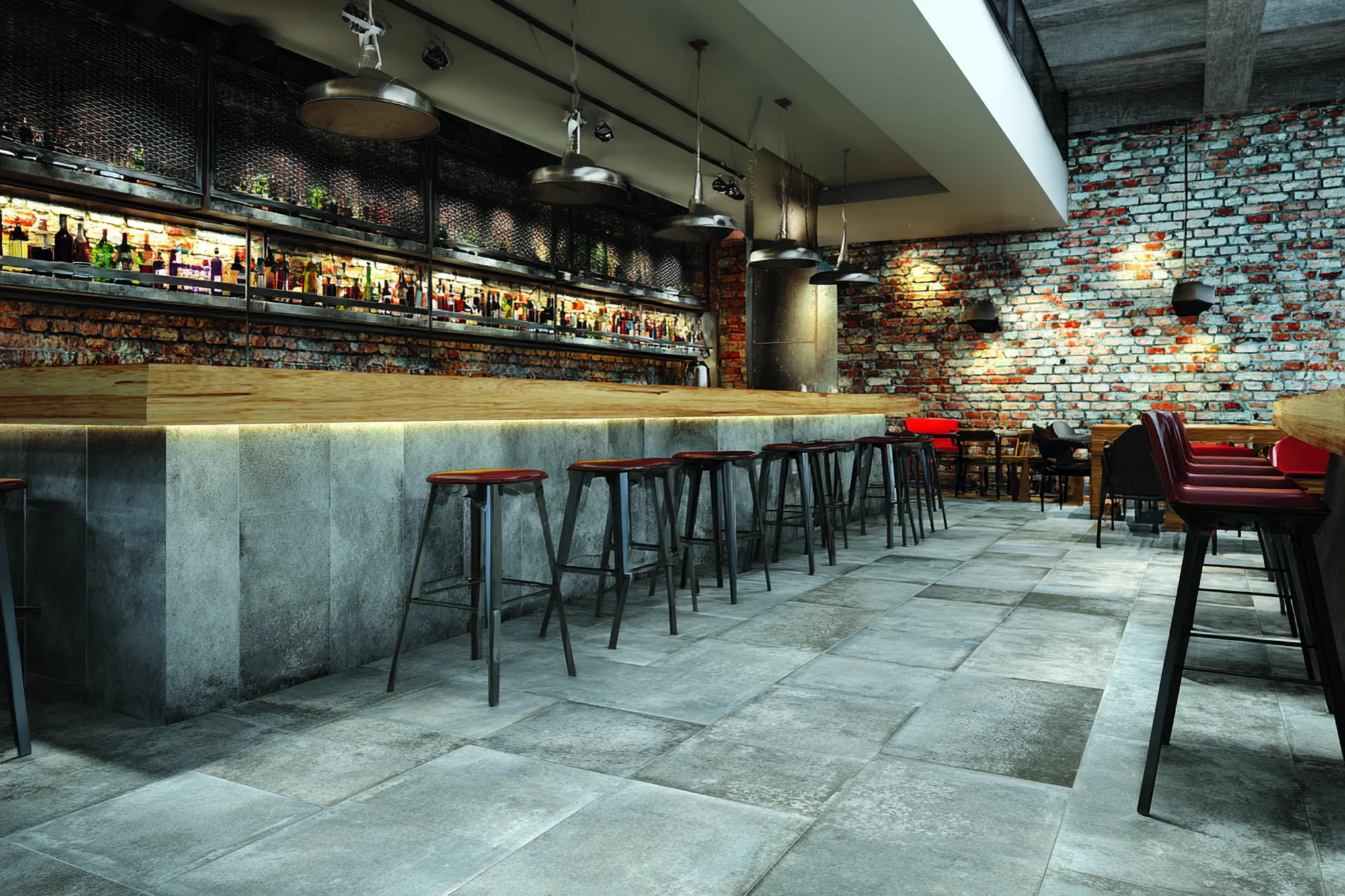 Stylish flooring alternatives with concrete aesthetics