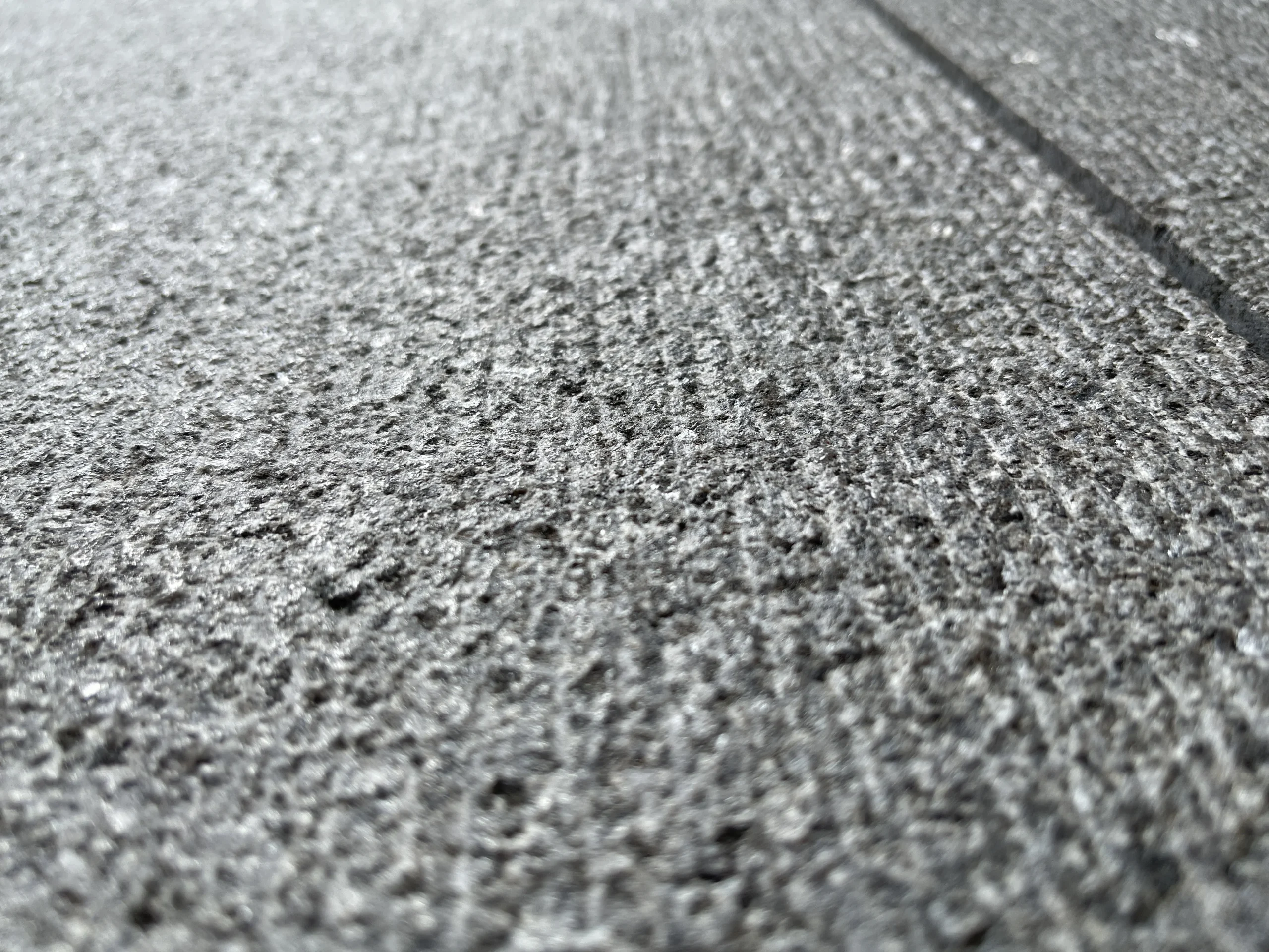 Black Basalt Scratched (Combed) 18x36 Rectangular Basalt Tile