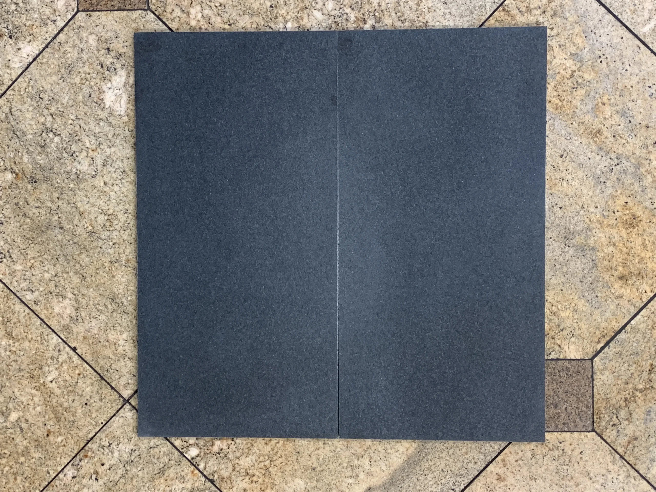 Pompeii Black Honed 12x24 Rectangle Basalt Tile