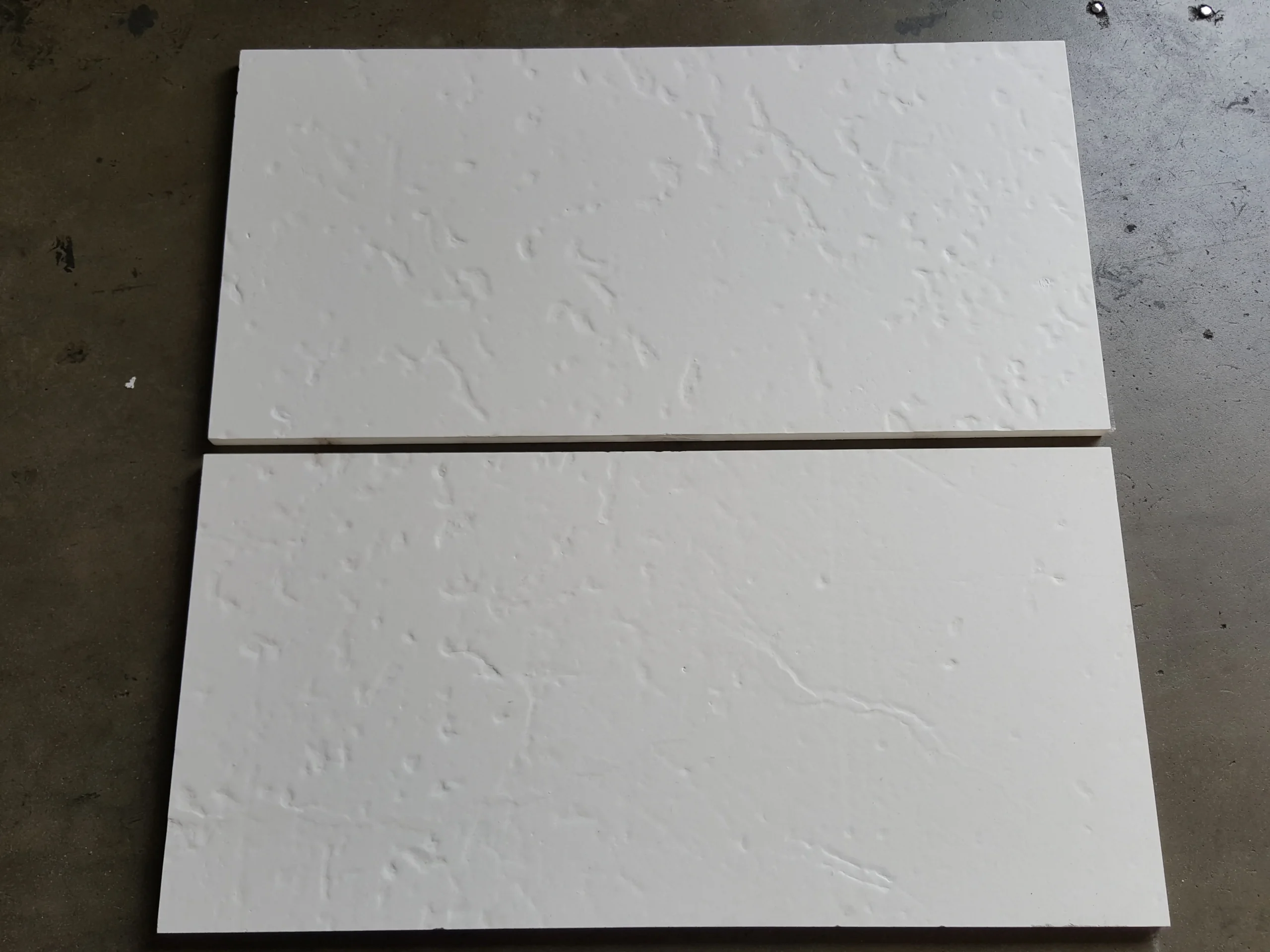 Euro White Deep Brushed 18x36 Limestone Tile