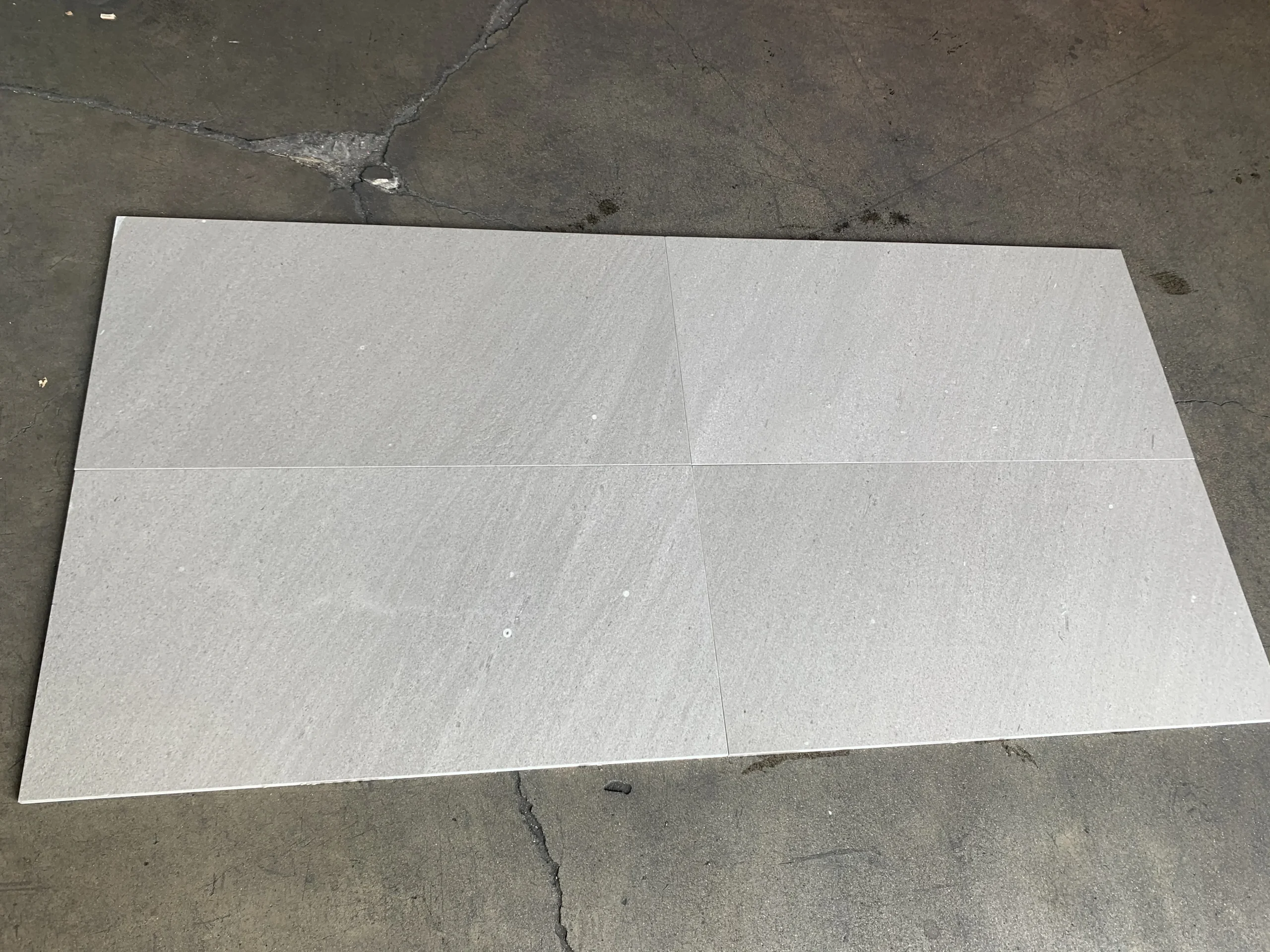 Cinderella Gray Brushed 18x36 Limestone Tile