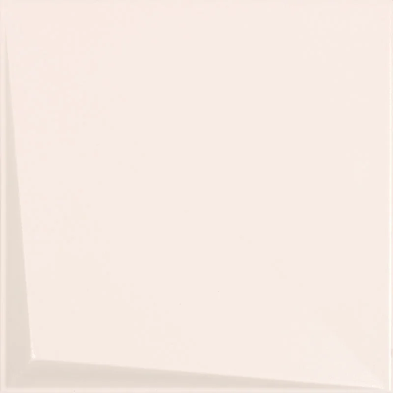 3D Tangram Blanco 8x8 Rampa Dimensional Ceramic Tile