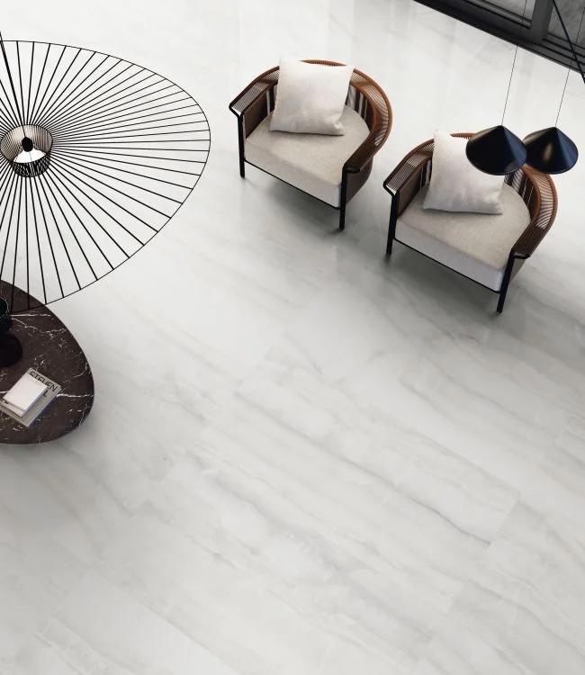 Akoya Silver 24x48 Polished Porcelain Tile