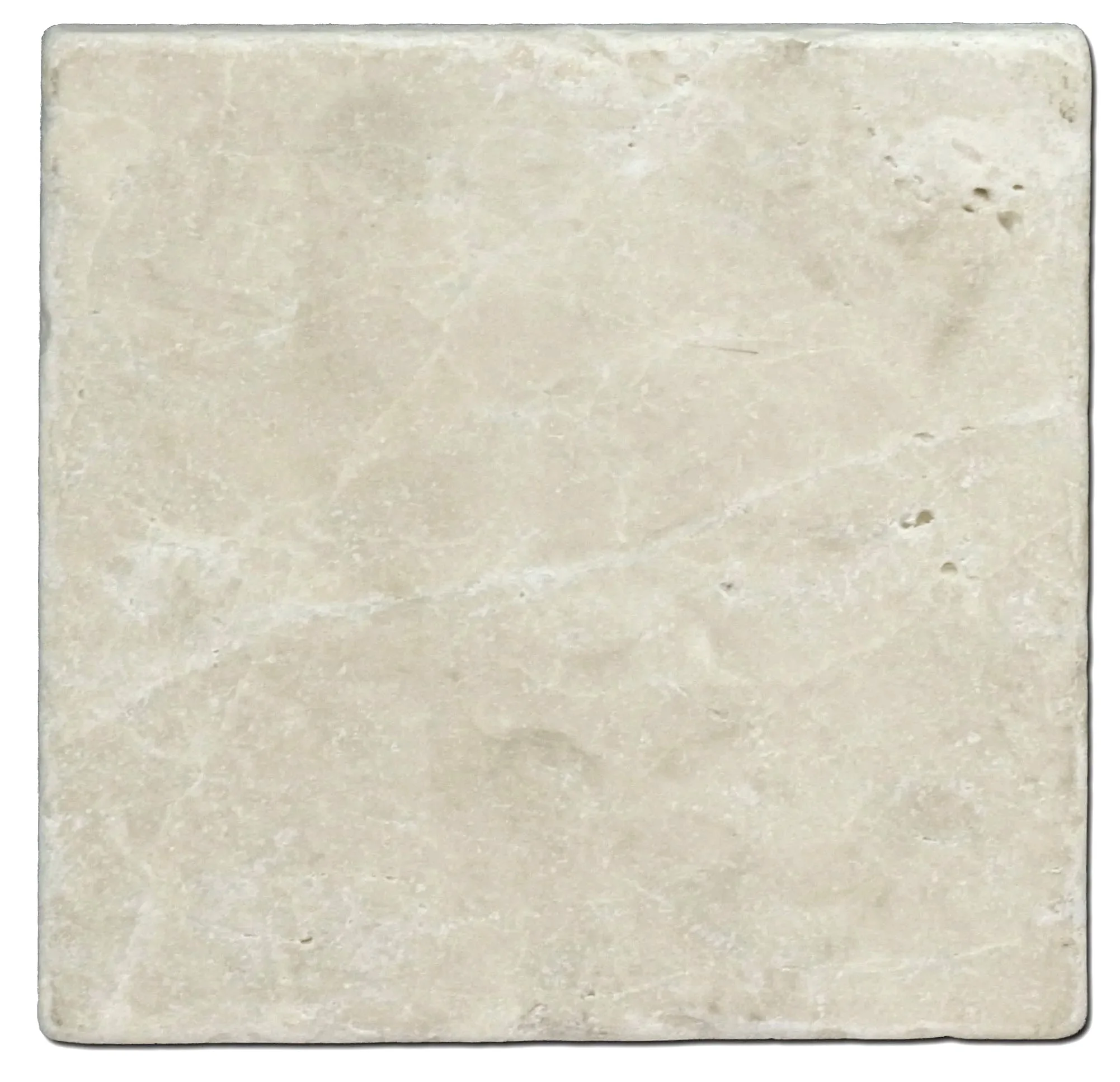 Antique Crema Marfil 4x4 Tumbled Marble Tile