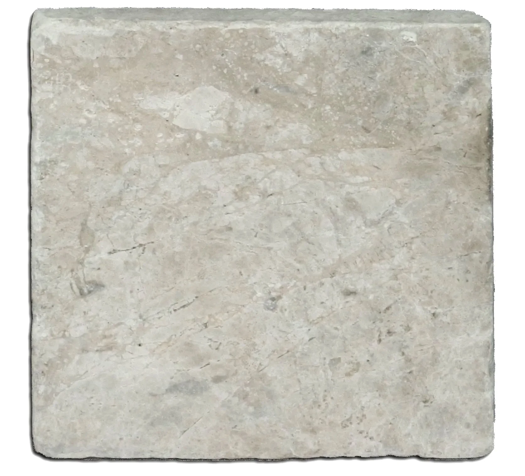 Antique Tundra Grey 4x4 Tumbled Marble Tile