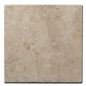 Antique Travertine Noce 12x12 Tumbled Tile