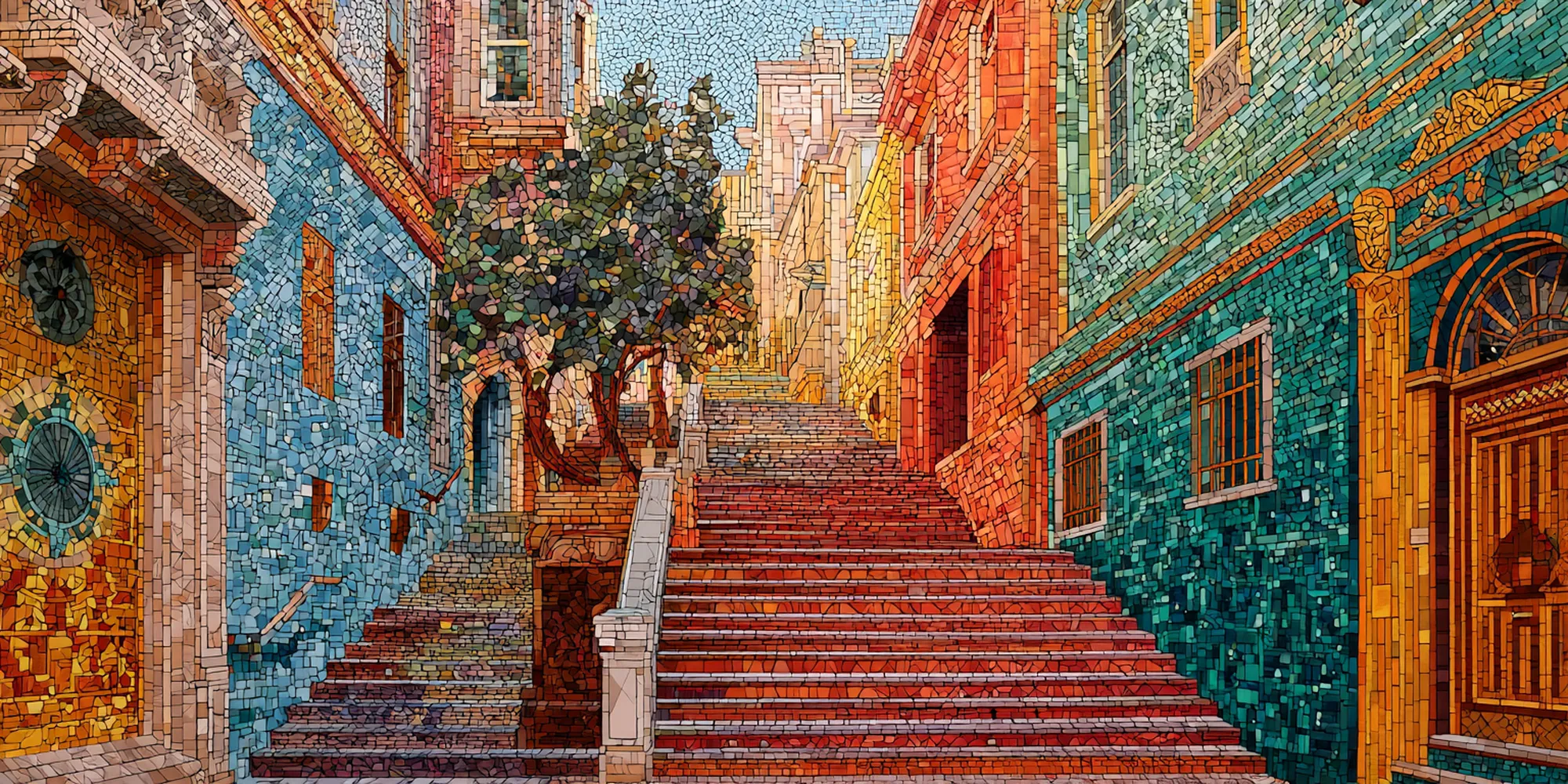 Brown Sheet Mosaics showcasing unique designs