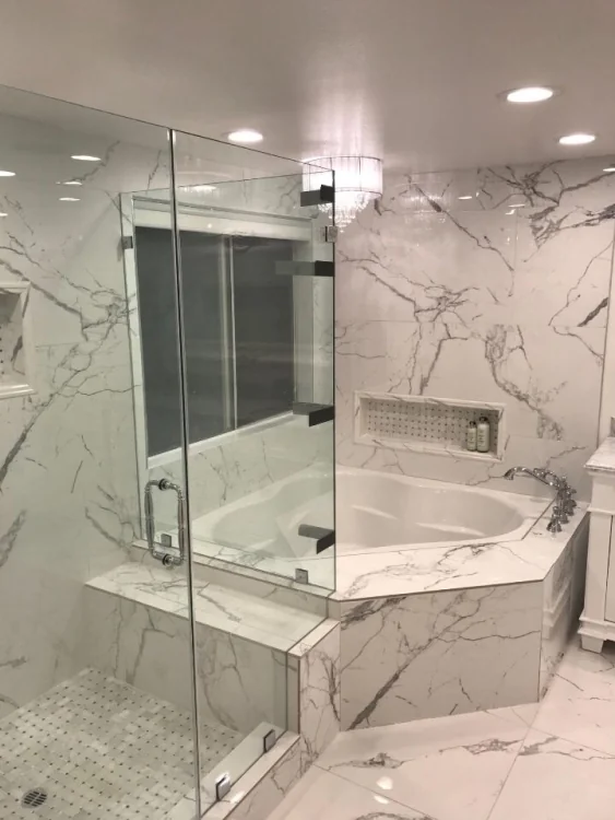 Carrara Premium 24x24 Pre Polished Marble Look Porcelain Tile