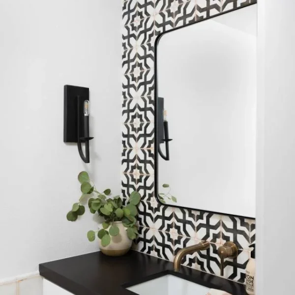 Casablanca Farissi 5x5 Deco Matte Ceramic Tile