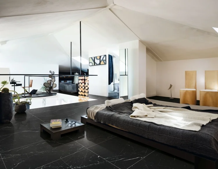 Classici Marquinia 32x32 Glossy Marble Look Porcelain Tile