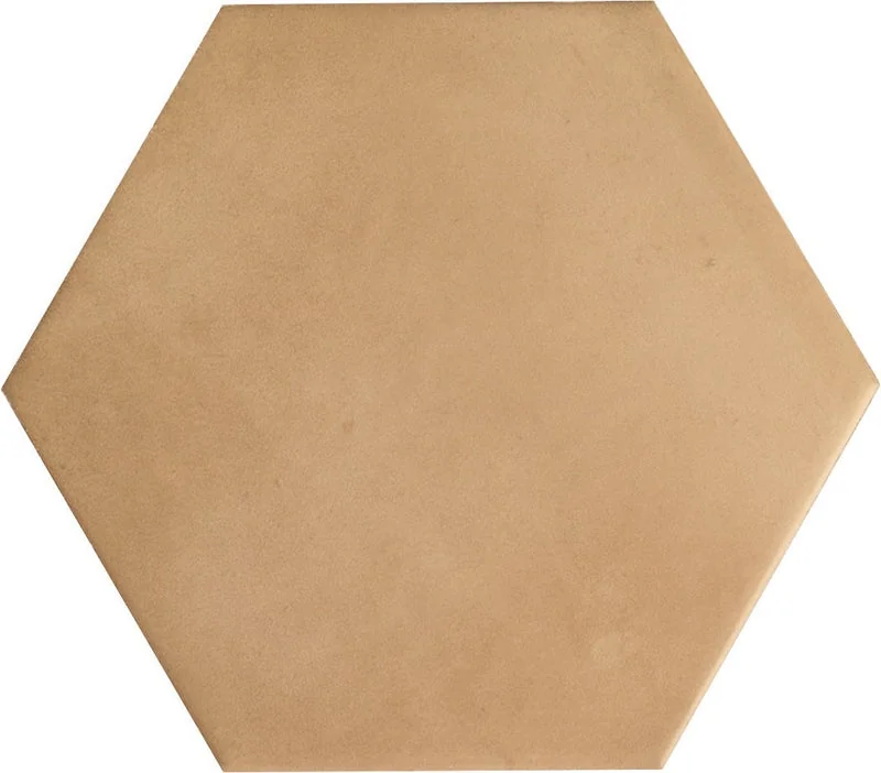 Clay 7x8 Hexagon Sand Porcelain Mosaic