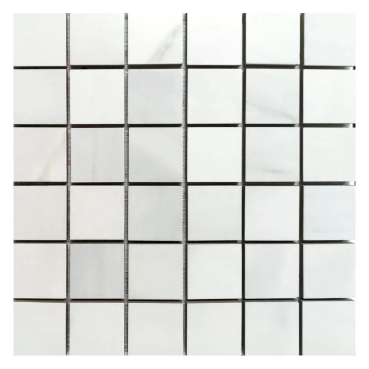 EC Calacatta Gold Matte Marble Look Porcelain Mosaic