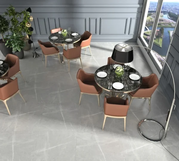 Lava Natural Grey 24x48 Matte Stone Look Porcelain Tile