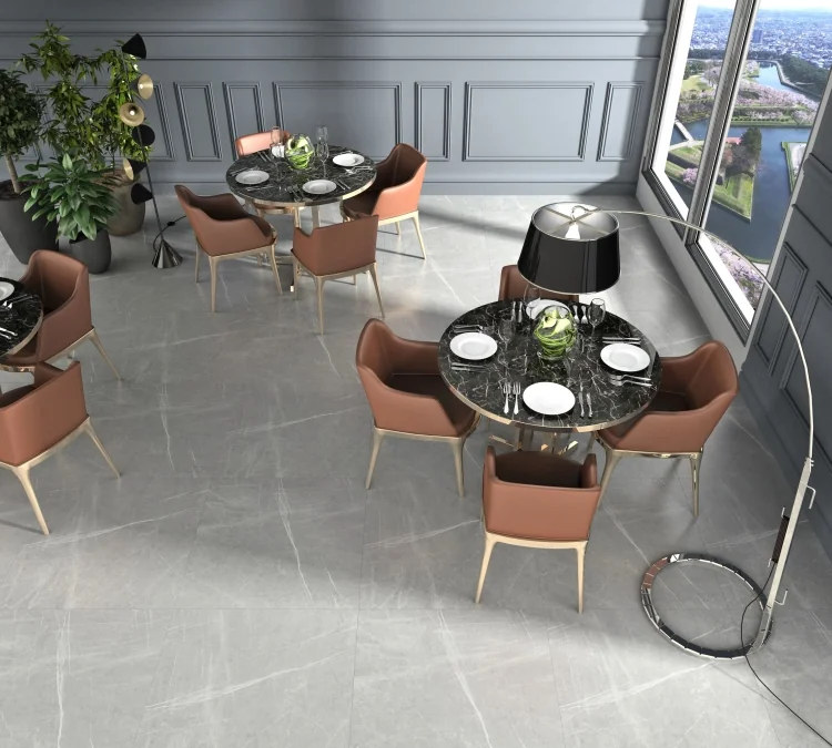 Lava Natural Grey 24x48 Matte Stone Look Porcelain Tile