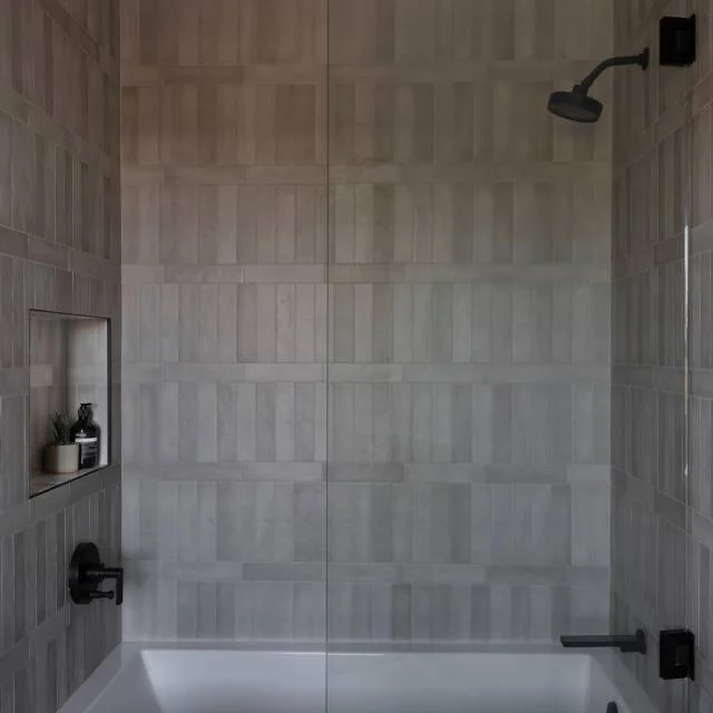 Makoto Kumo Grey 2.5x10 Matte Ceramic Wall Tile