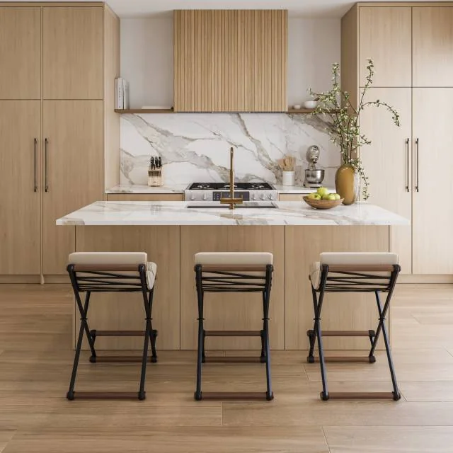 Nouvel Calacatta Currat 126x63 Bookmatch Polished 2cm Marble Slab