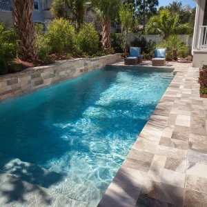 Pool hardscape