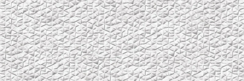 Tri Arc Blanco 12x36 Dimensional Triangle Wall Ceramic Tile