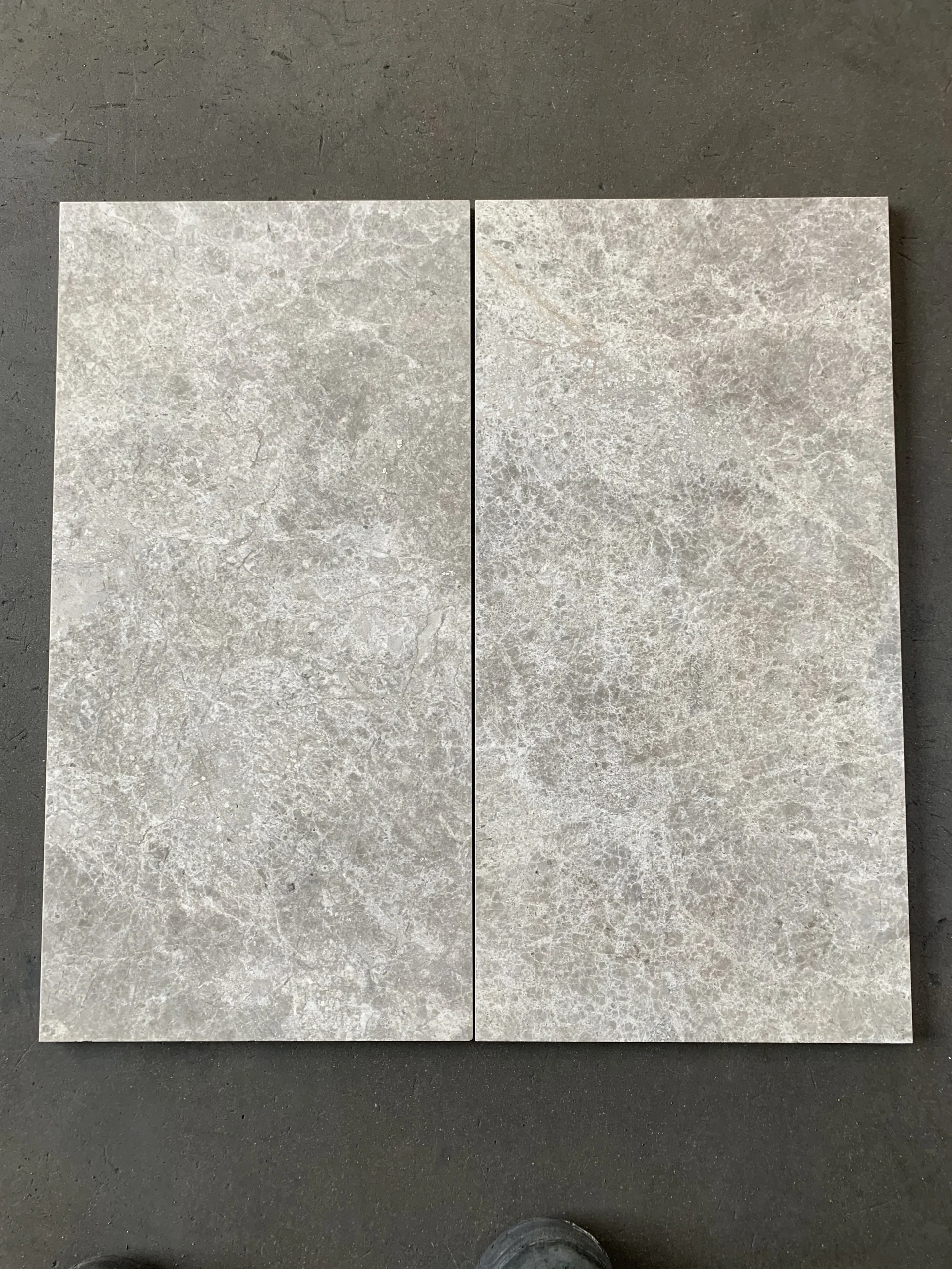 Valensa (Tundra) Gray Polished 12x24 Marble Tile