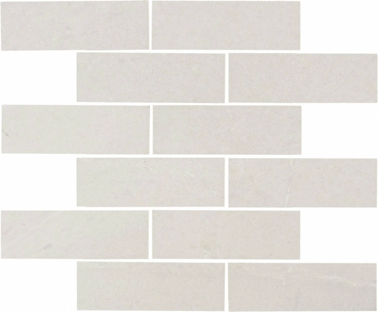 Adrock Frost 2x6 Mosaic Interlocking Porcelain Sheet