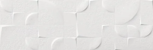 Affinity Series Kone Glacier White 12x36 Deco Matte Ceramic Tile
