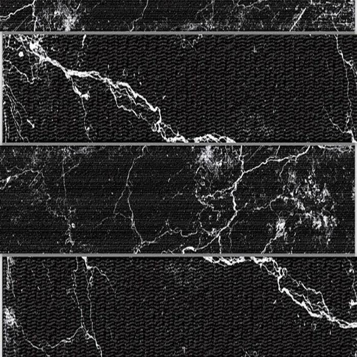 Albion Black 4x24 Matte Straight Porcelain Wall Tile