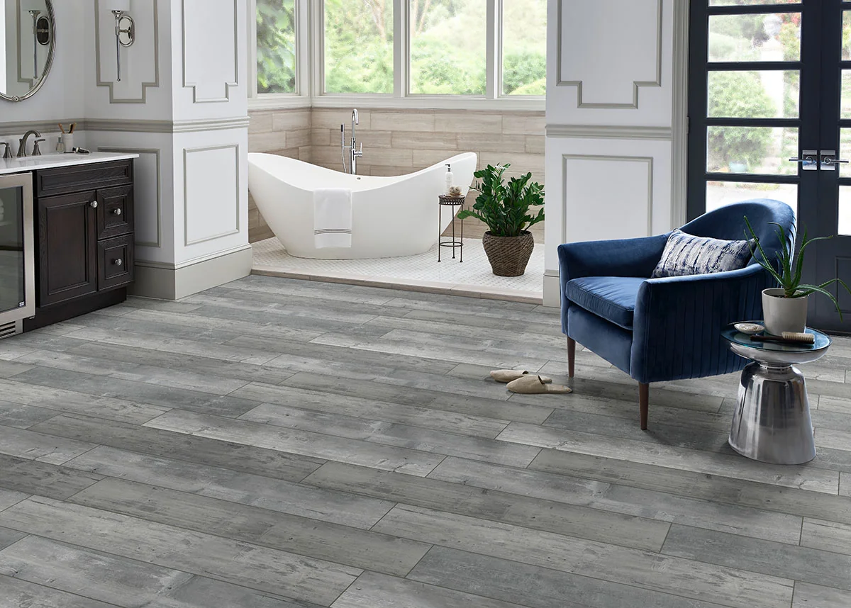 Andover Kingsdown Gray 7x48 Low Gloss 5mm-20mil Luxury Vinyl Plank
