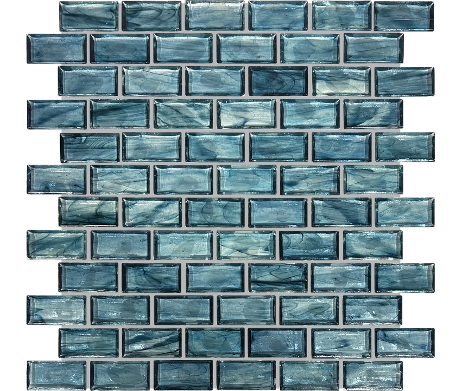 Aries ArcticBreeze 1x2 Glass Mosaic Tile