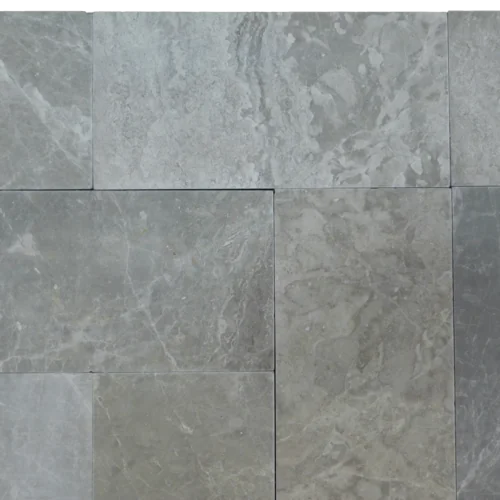 Atlantic Grey 6x6 Tumbled Marble Tile