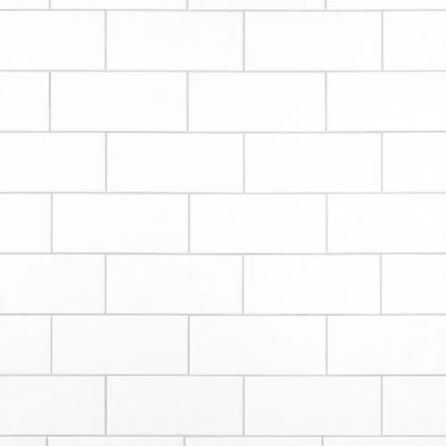 Baseline WhiteIce 2x6 Gloss Ceramic Mosaic Tile