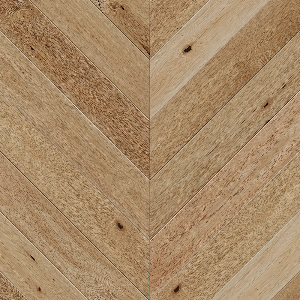 Bella Euro Oak 5x23.62 Chevron ABCD 4mm Engineered Hardwood Flooring