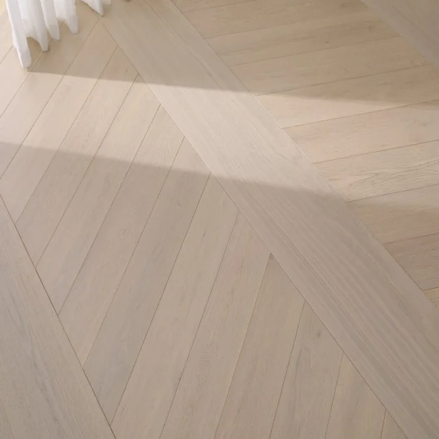 Bella Euro Oak 5x25.2 Chevron Premium Select 4mm Engineered Hardwood Flooring