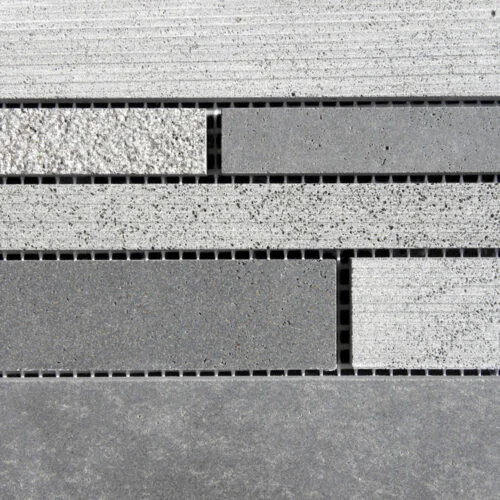 Black Basalt 2x2 Polished Mosaic Tile